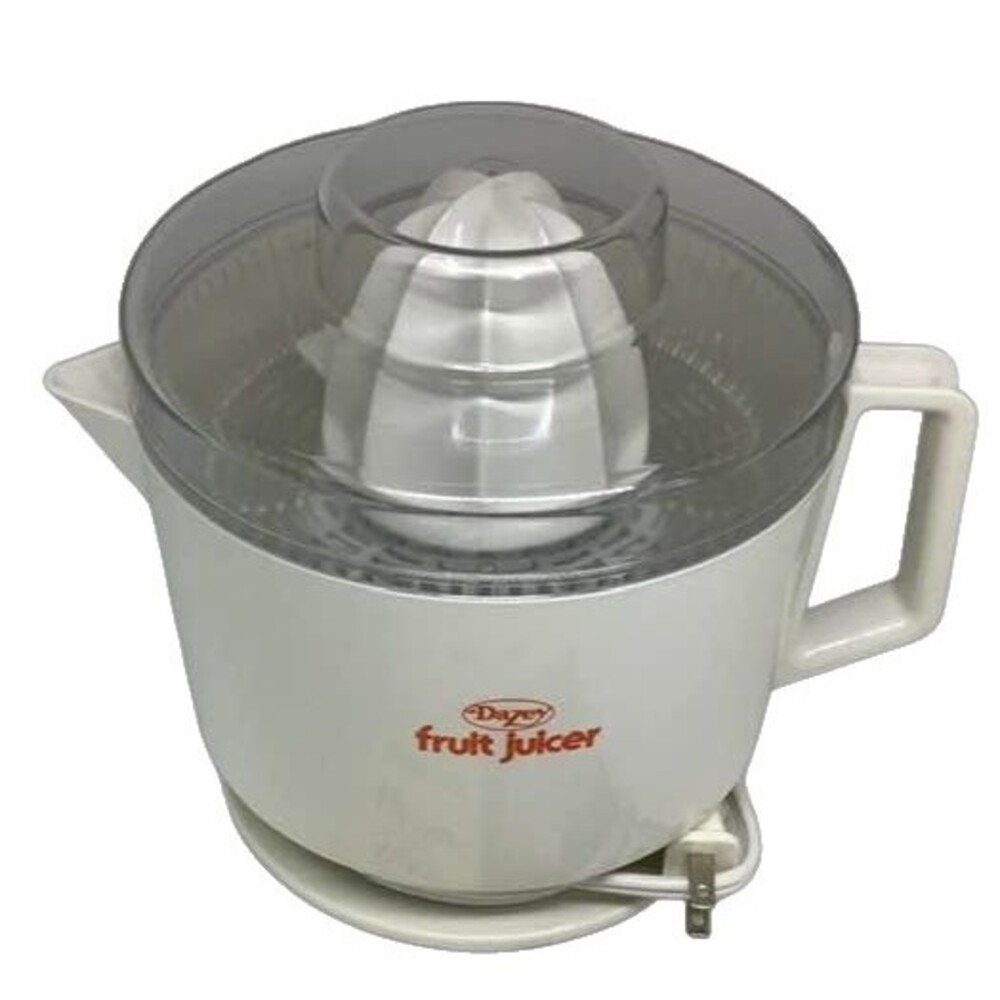 Dazey Fruit Juicer FJ-28 28oz Electric Strainer Vintage Complete 1980s Works